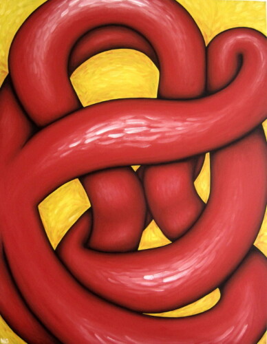 Infinity 11, 2011, 90 x 70 cms, oil on canvas