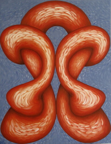 Infinity 16, 2012, 90 x 70 cms, oil on canvas