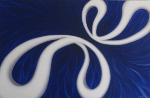 Infinity 13, 2012, 76 x 116 cms, oil on canvas