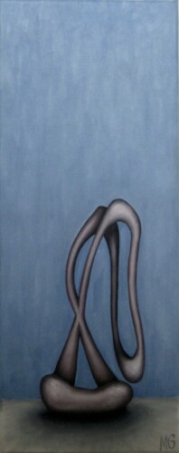 Infinity 9, 2011, 50 x 20 cms, oil on canvas