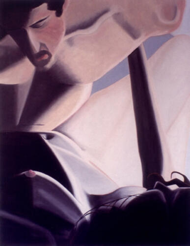 Untitled (from Sex series,) 2002, 90 x 70 cms, Oil on Canvas