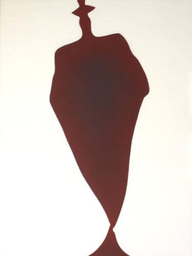 Negative Space 1, 2002, 120 x 80 cms, Oil on Canvas