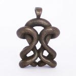 statement necklace infinity pendant